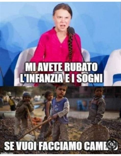 Tutti I Meme Su Greta Thunberg Facciabuco Funny Images Funny