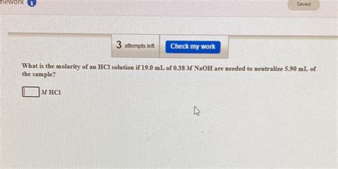 Solved Saved Nework 1 3 Attempts Left Check My Work What Is The