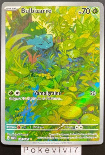 Carte Pokemon BULBIZARRE 166 165 Holo Secrète EV3 5 MEW 151 FR NEUF eBay