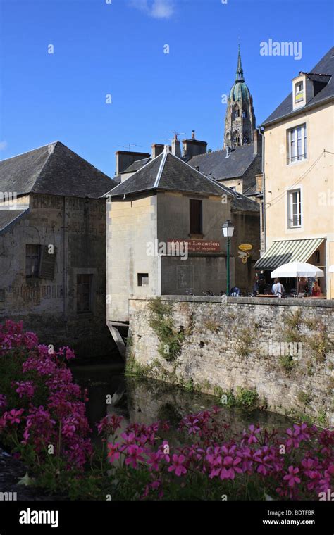 Bayeux Normandy France Home Of The Famous Bayeux Tapestry Stock Photo