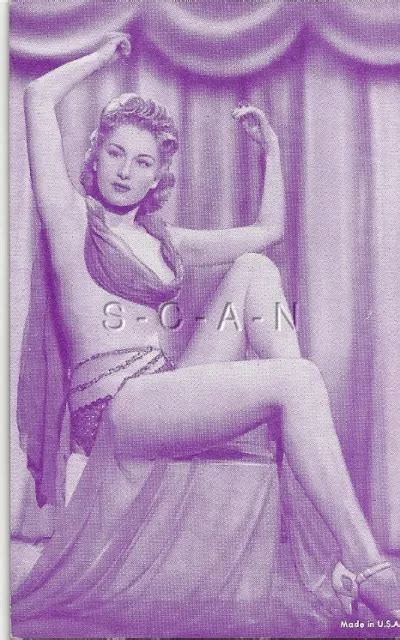 PIN UP SEMI Nude Vendor Arcade Mutoscope Blond Burlesque Dancer