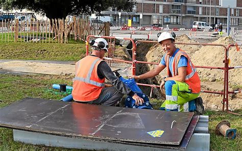 Giratoire Quatre mois de travaux Le Télégramme