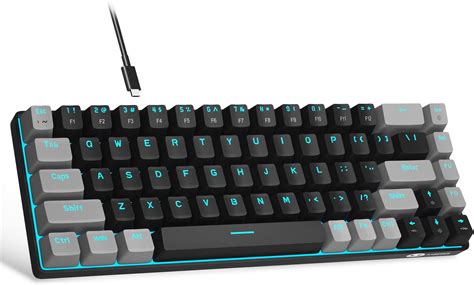 MageGee 75 Mechanische Gaming Tastatur Mit Rotem Schalter LED