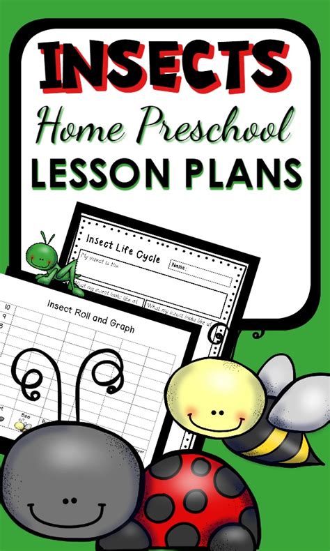 Insect Theme Home Preschool Lesson Plan Home Preschool