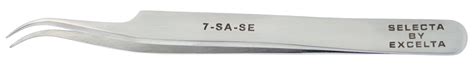 Tweezers Curved Fine Tip Style 7 Excelta Corp VWR