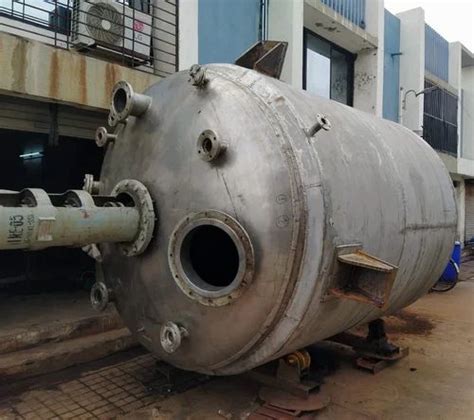 Manual 304 SS Stainless Steel Reactor Jacketed Vessel Max Design