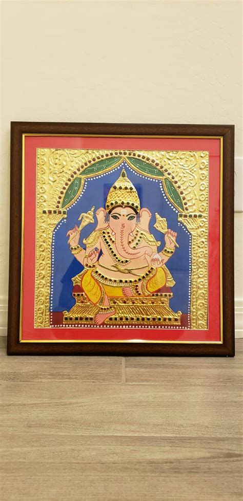 Pin By Rajeswary Subramaniam On Tanjore Painting Tanjore Painting