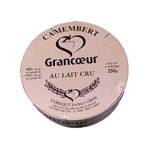 Camembert au Lait Cru Grancœur 45 MG 250 g Mozzalat