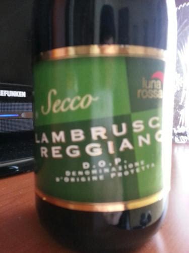 Luna Rossa Lambrusco Reggiano Secco Vivino