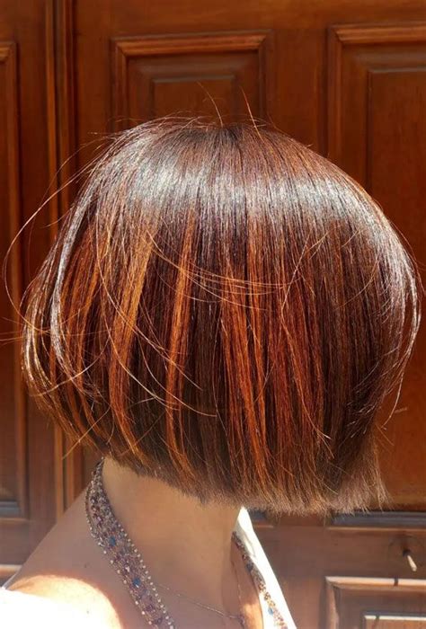 Versatile Bob Haircuts For Every Occasion Red Mahogany Bob Haircut