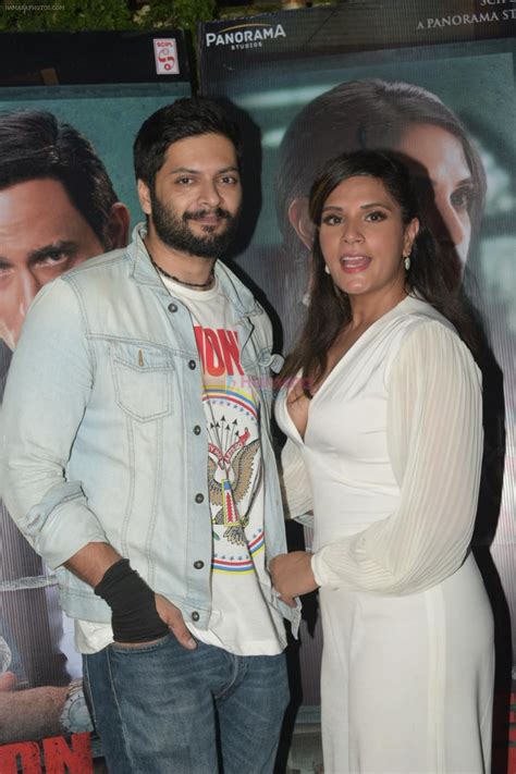 Richa Chadda Ali Fazal At The Screening Of Section In Sunny Sound