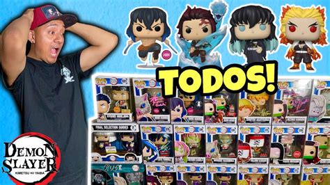 Conseguimos Todos Los Funko Pop De Demon Slayer Youtube