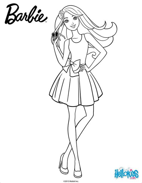 Barbie Coloring Pages To Print At Getdrawings Free Download