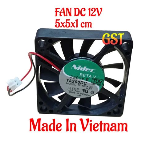 Kipas Fan Dc V X X Cm Cooling Fan Volt Dc X Cm Nidec