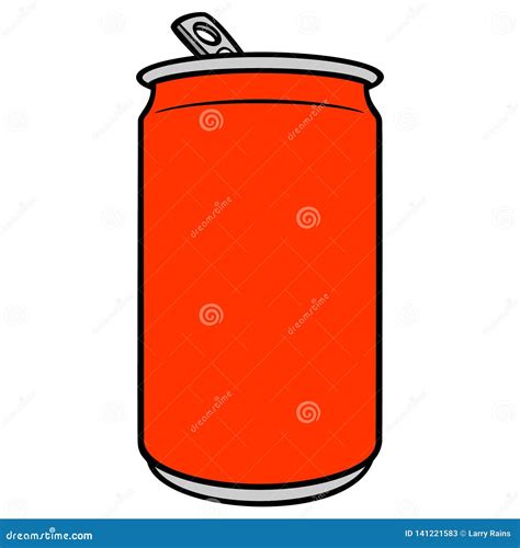 Soda Can Cartoon Stock Vector Illustration Of Alcohol 141221583