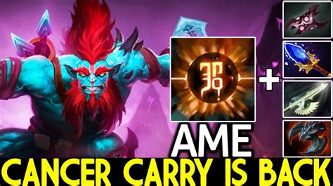 AME Huskar Cancer Carry Is Back With Scepter Build Dota 2 YouTube