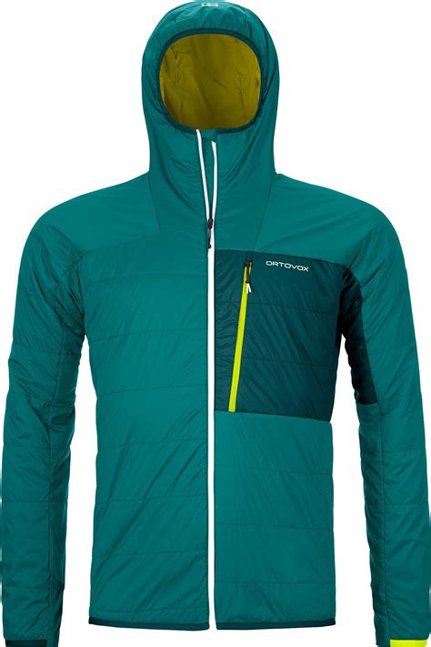 Ortovox Swisswool Piz Duan Jacket M Pacific Green Doudounes randonnée