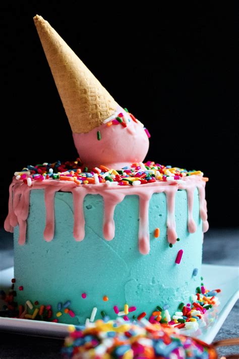 Ice Cream Cone Birthday Cake