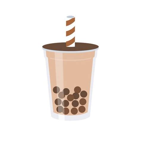 Bubble tea or Pearl milk tea vector illustration 647417 Vector Art at ...