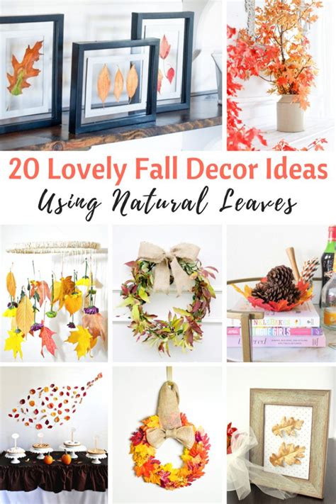 Fall Leaves Decor Project Ideas Easy Autumn Crafts Knick Of Time