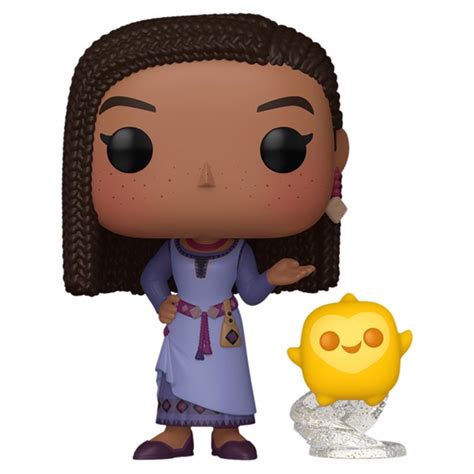 Disney Wish Asha With Star Pop Vinyl Figure Toys And Gadgets