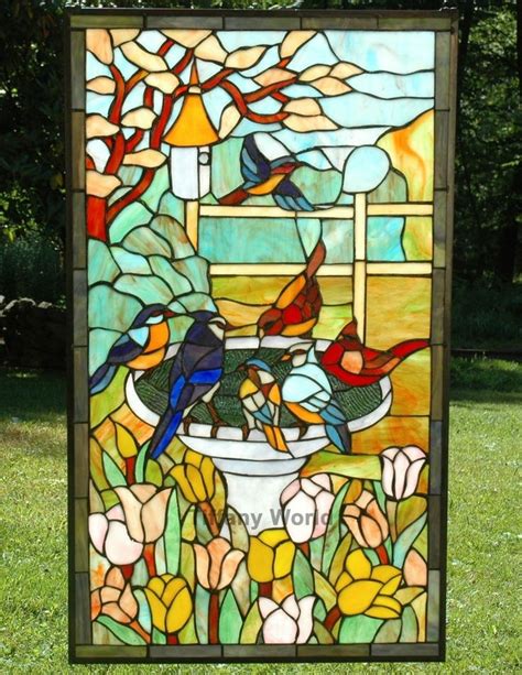 Tiffany Style Stained Glass Window Panel Foter