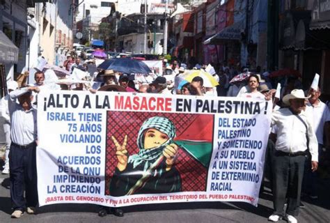 Organizaciones En M Xico Marchan Por Palestina Libre Este Domingo