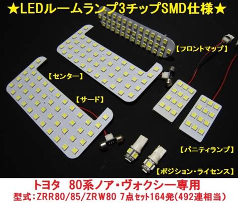 【新品】Ⅲsmd 80系ノア ヴォクシー エスクァイア Led ルームランプの落札情報詳細 ヤフオク落札価格検索 オークフリー