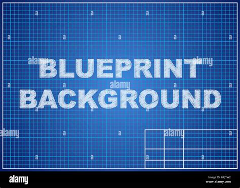 Blueprint Background Technical Design Paper Stock Vector Image Art