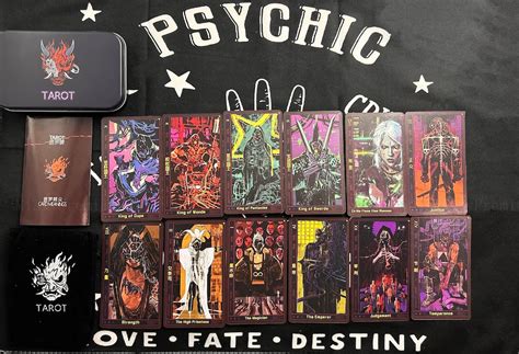 Cyberpunk Phantom Liberty Tarot Cards Cyberpunk Tarot Cards Etsy UK