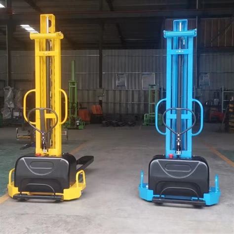 Zts 10 500kg 700kg 100kg Semi Electric Self Lifting Stacker Semi