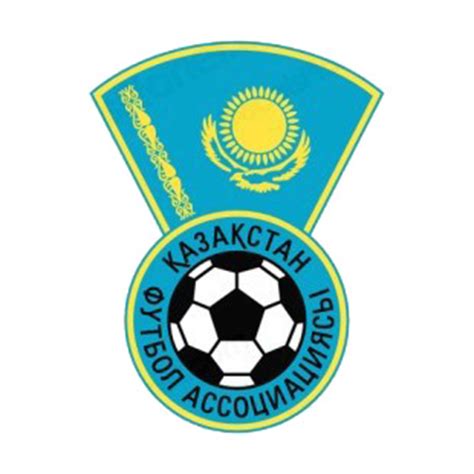 Football federation of kazakhstan soccer team logo soccer teams decals ...