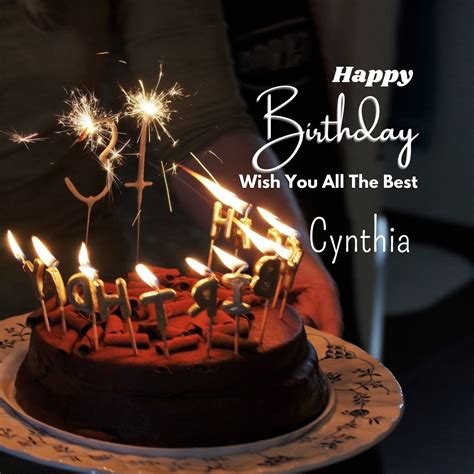 Hd Happy Birthday Cynthia Cake Images And Shayari