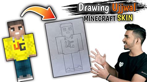 Techno Gamerz 🎮 Drawing Techno Gamerz Minecraft Skin Tecno Gamerz Special Shorts Youtube