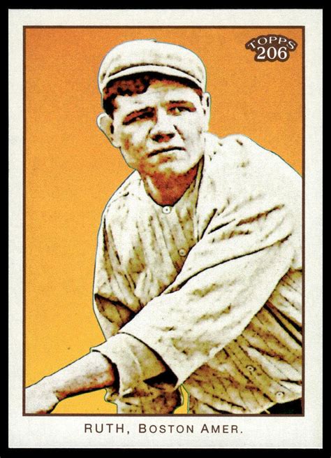 2009 Topps 206 287 Babe Ruth Boston Red Sox Baseball Card EBay