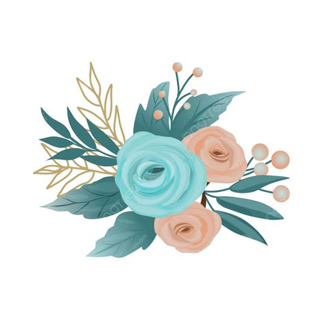 Watercolor Flower Vector Vector Flowers Watercolor Watercolor