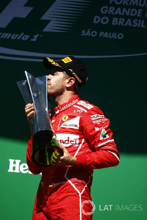 Podium Winner Sebastian Vettel Ferrari Formula 1 Photos Galleria