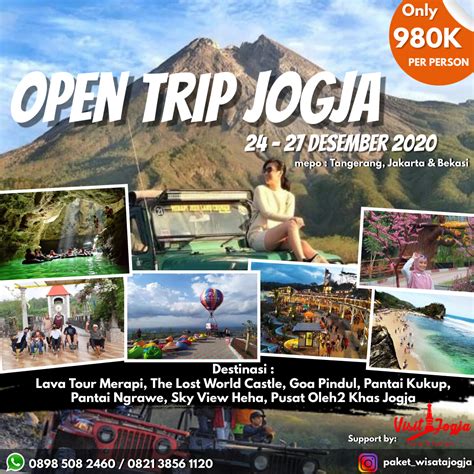 Paket Wisata Jogja Open Trip Jogja Dari Jakarta Visit Jogja