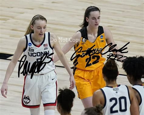 Paige Bueckers & Caitlin Clark Signed Photo 8X10 Rp Autographed Picture ...