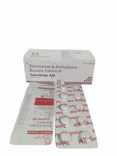 Telmisartan And Amlodipine Besylate Tablets IP 40 Mg At Best Price In