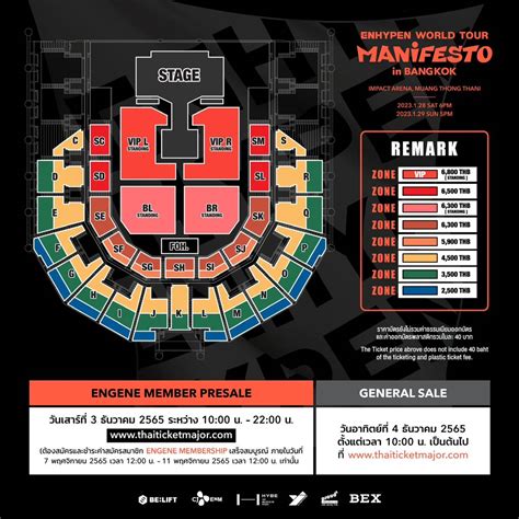 Enhypen Manifesto Concert In Bangkok Tickets Vouchers Event Tickets