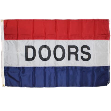 doors message flag  standard flag flagcocom
