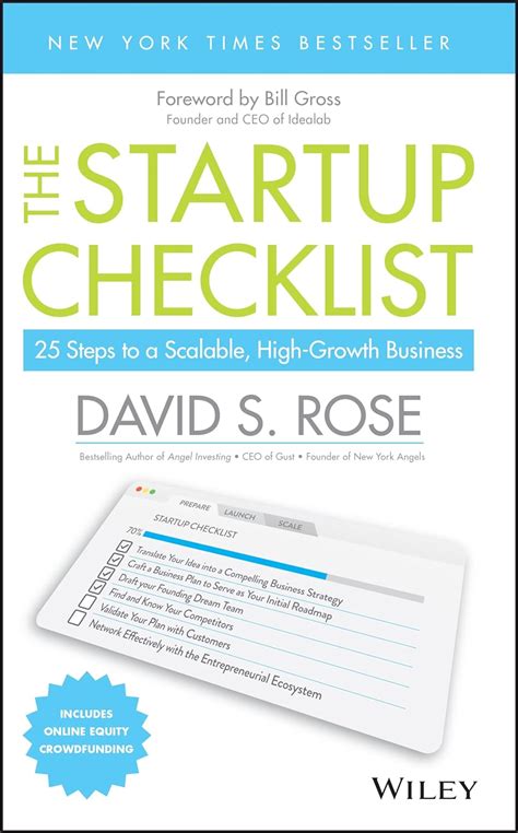 The Startup Checklist 25 Steps To A Scalable High Growth Business 25