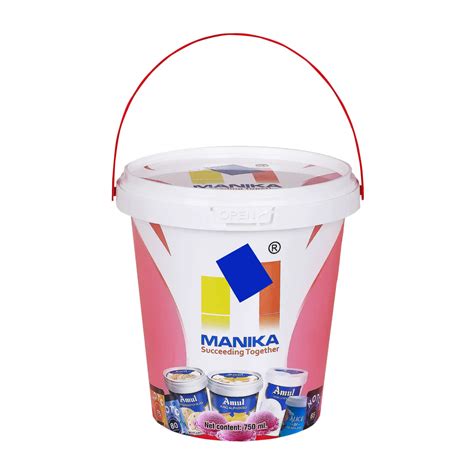 750 ML Round Container with Lid - Manika Plastech
