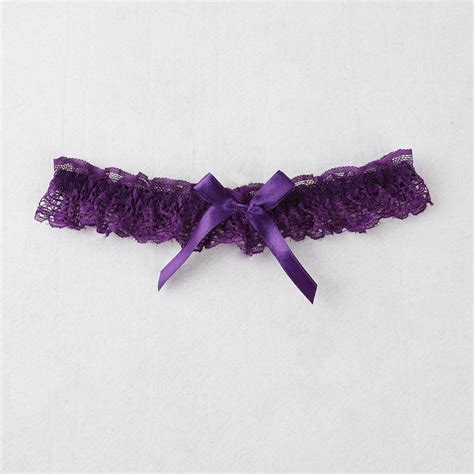 Porte jarretelle Porte jarretelles en dentelle avec nœud bleu lingerie sexy jarretière de