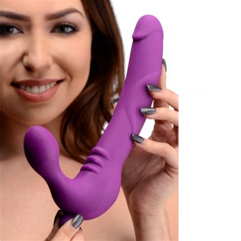 Royal Revolver Vibrating Strapless Silicone Strap On Dildo AmericanOrgasm