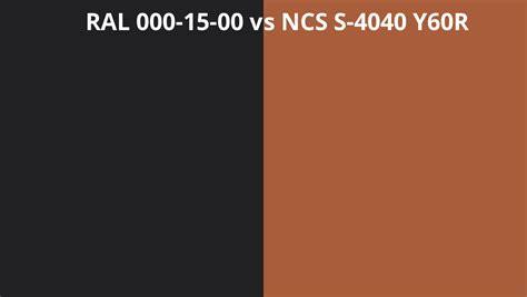 Ral 000 15 00 Vs Ncs S 4040 Y60r Ral Colour Chart Uk