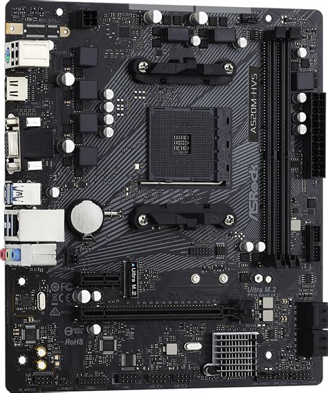 ASRock A520M HVS Motherboard Micro ATX με AMD AM4 Socket Skroutz gr