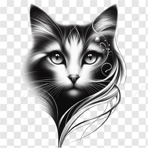 Black White Cat, Cat, Black Amp, White Cat PNG Transparent Image and ...