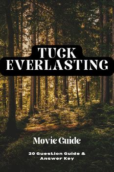 Tuck Everlasting Movie Guide by View from the Middle | TPT